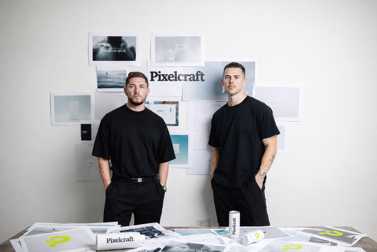 Logan and Henry, PixelCraft founders