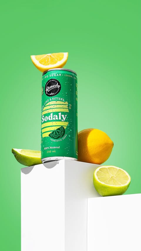 Sodaly — Lime & Bitters